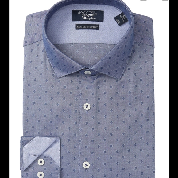 original penguin heritage slim fit shirt